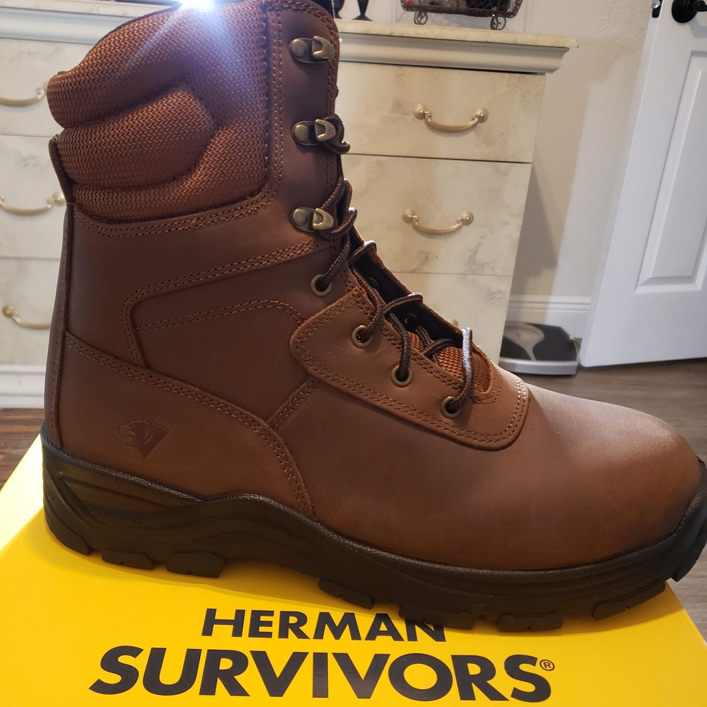 Herman Survivors Men's  Steel Toe Work Boots Size 13W